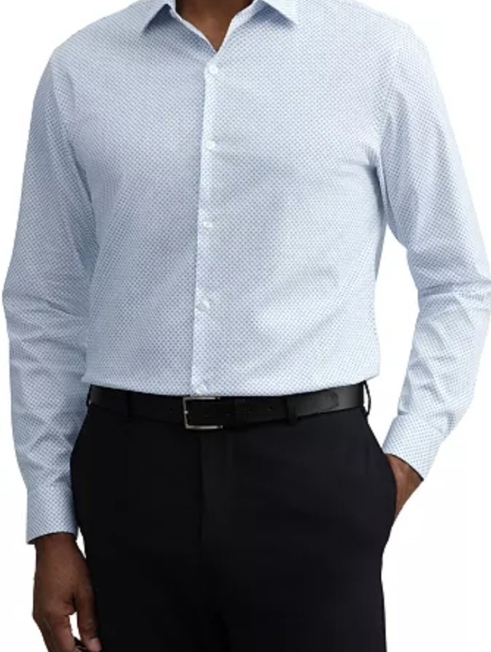Kenneth Cole Reaction Men's Techni-Cole Stretch Slim-Fit Shirt NWT 15.5 32/32